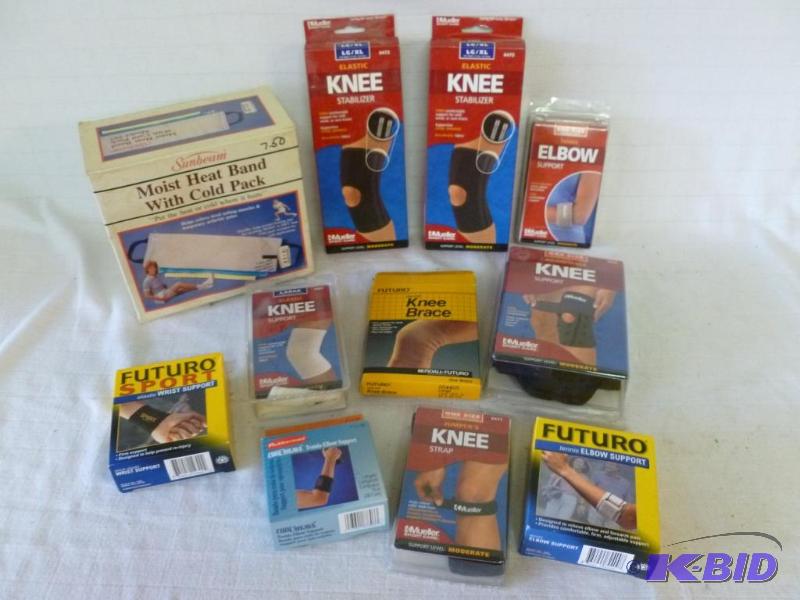 lot 103 image: Large lot of brand new support braces....