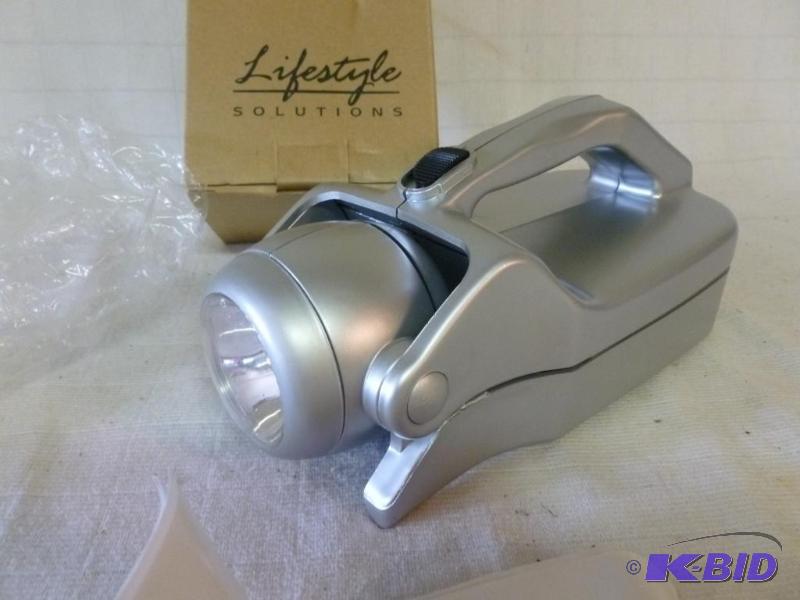 lot 105 image: Lifestyle Solutions lantern light and tool se...
