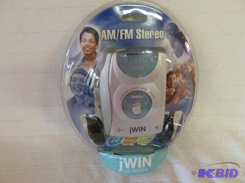 lot 149 image: Jwin AMFM radio stereo cassette player, bran...
