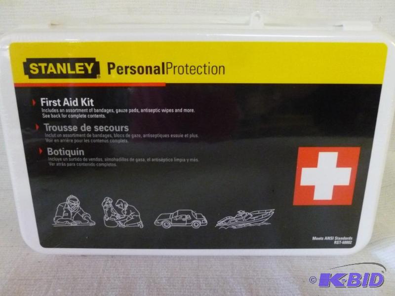 lot 150 image: Stanley personal protection first aid kit, br...