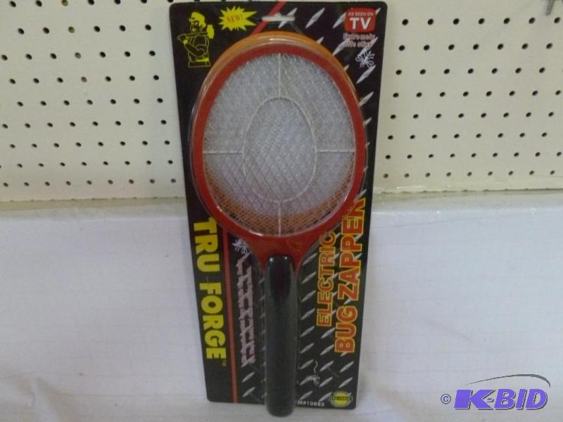 lot 153 image: As Seen On T.V Tru Forge electric bug zapper,...