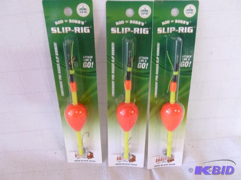 lot 157 image: Lot of three Rod - N - Bobs slip rig fishing...