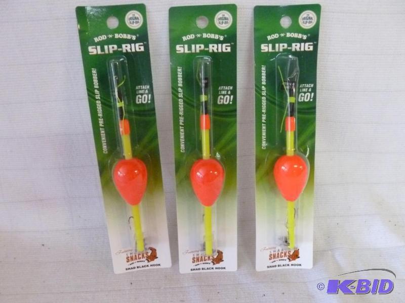 lot 158 image: Lot of three Rod - N - Bobs slip rig fishing...