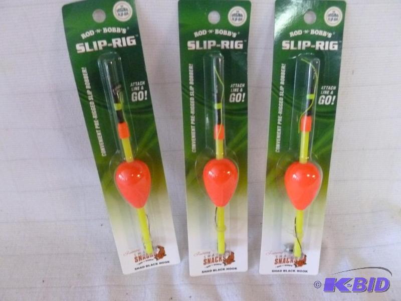 lot 159 image: Lot of three Rod - N - Bobs slip rig fishing...