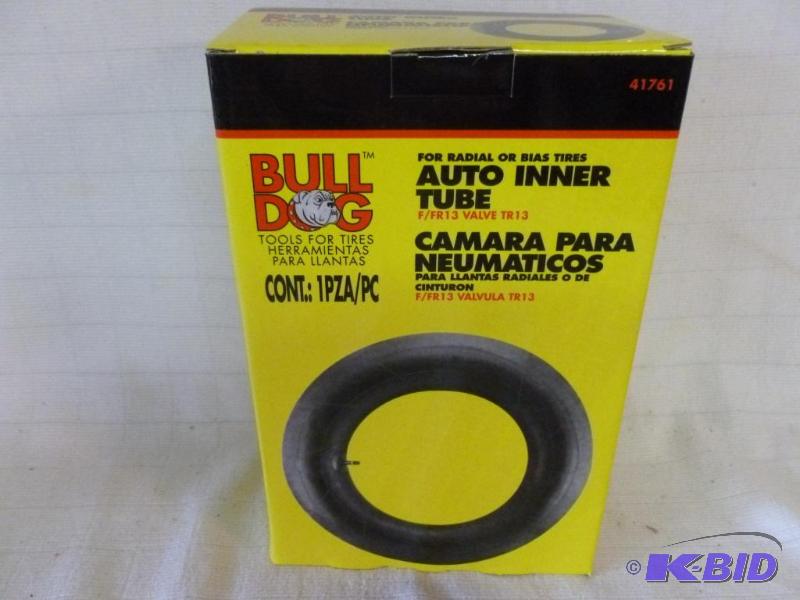 lot 177 image: Bull Dog auto inner tube, brand new in the bo...