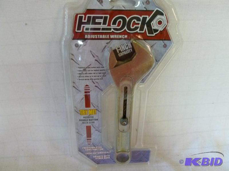 lot 179 image: Heavy Duty Helock adjustable wrench, brand ne...