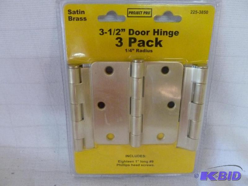 lot 184 image: Heavy Duty Project Pro 3 12" door hinge...