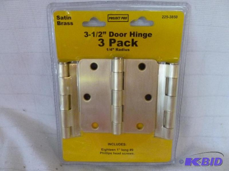 lot 186 image: Heavy Duty Project Pro 3 12" door hinge...