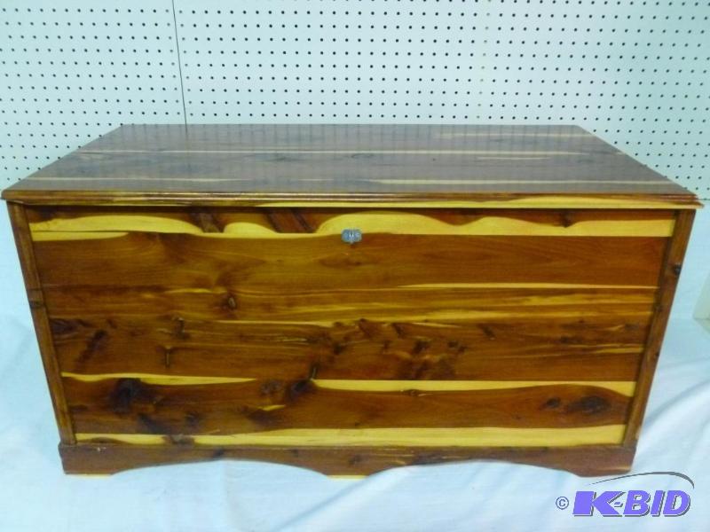 lot 21 image: Beautiful custom made cedar chest that measur...