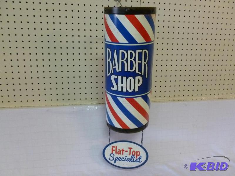 lot 36 image: Large Barber Shop - Flat Top Specialist heavy...