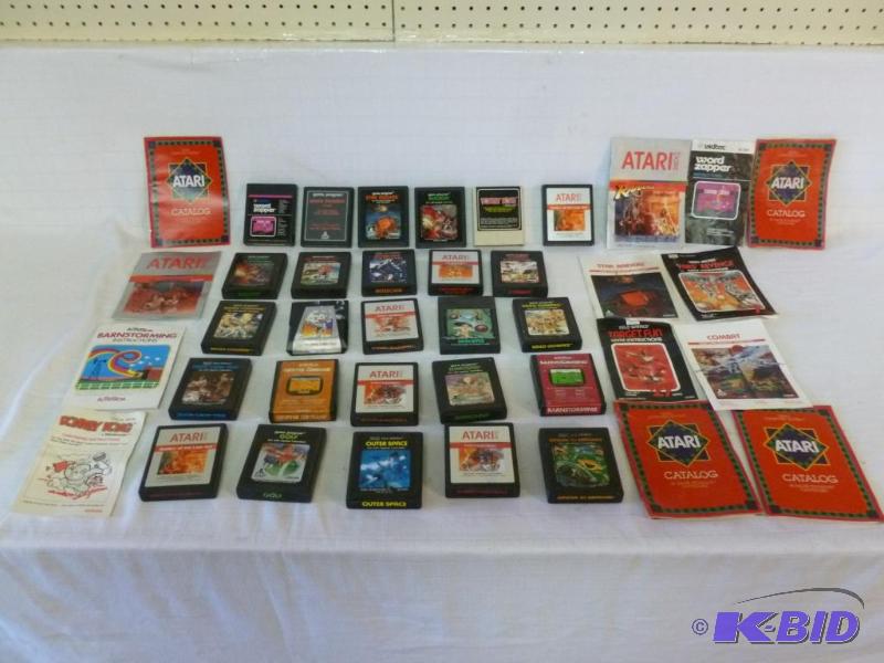 lot 4 image: Large Lot Of 26 Atari video games, comes with...