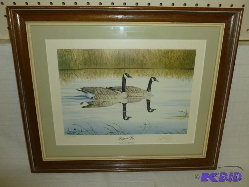 lot 50 image: Carl Melichar " Drifting By " ...