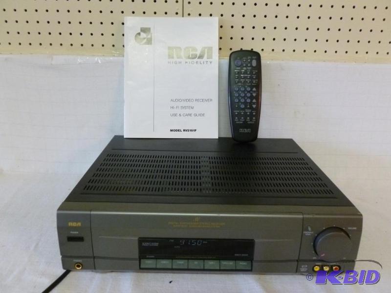 lot 68 image: RCA Digital Synthesized Stereo Receiver Model...