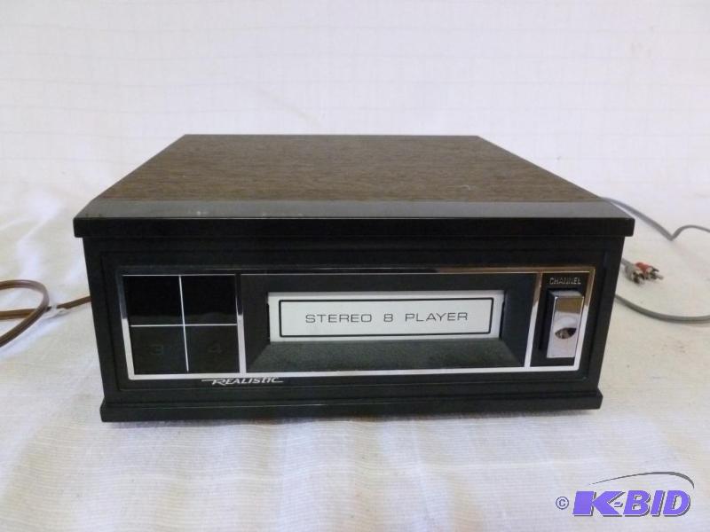 lot 73 image: Realistic 8 Track Player Model 14-1920, was p...