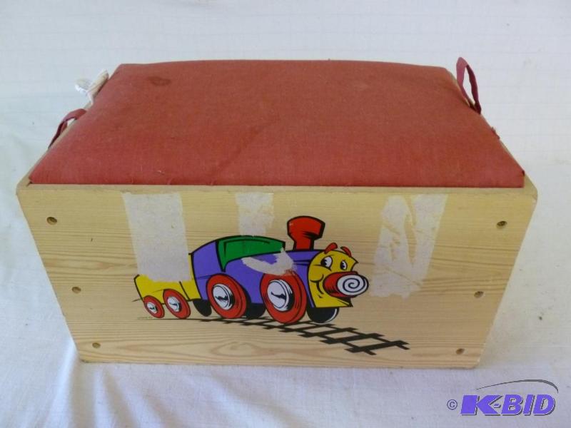 wooden train box