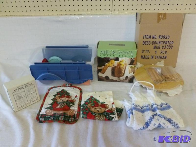 lot 90 image: This lot consists of a new microwave super ba...