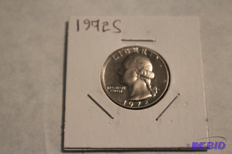 1972 S Washington Quarter...