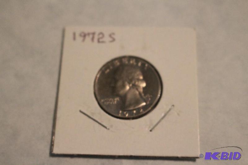 1972 S Washington Quarter...