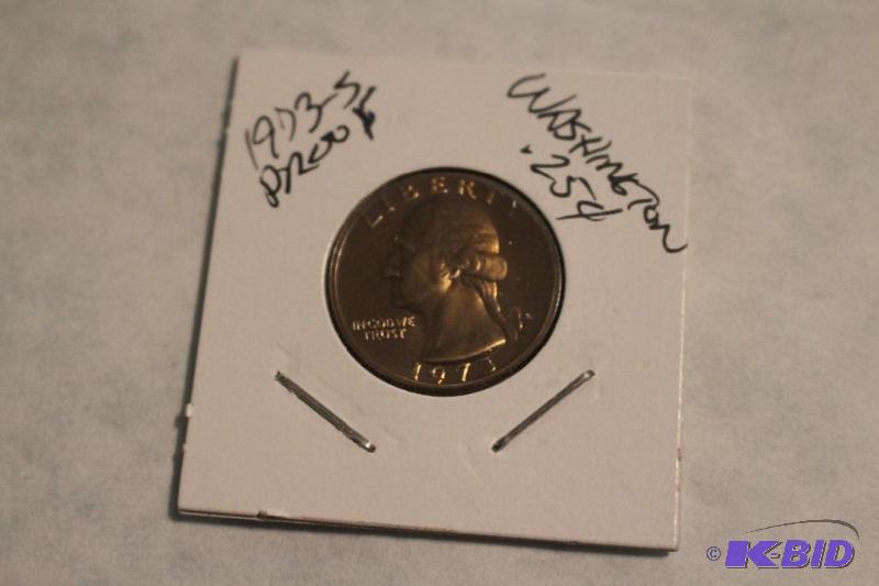 1973 S Washington Quarter Proof...