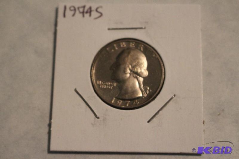 1974 S Washington Quarter...