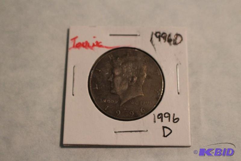 1996 D Kennedy Half Dollar&nbsp...