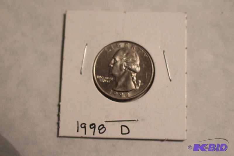 1998 D Washington Quarter...