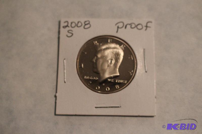 2008 S Kennedy Half Dollar Proof...