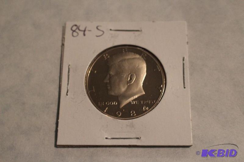 1984 S Kennedy Half Dollar...