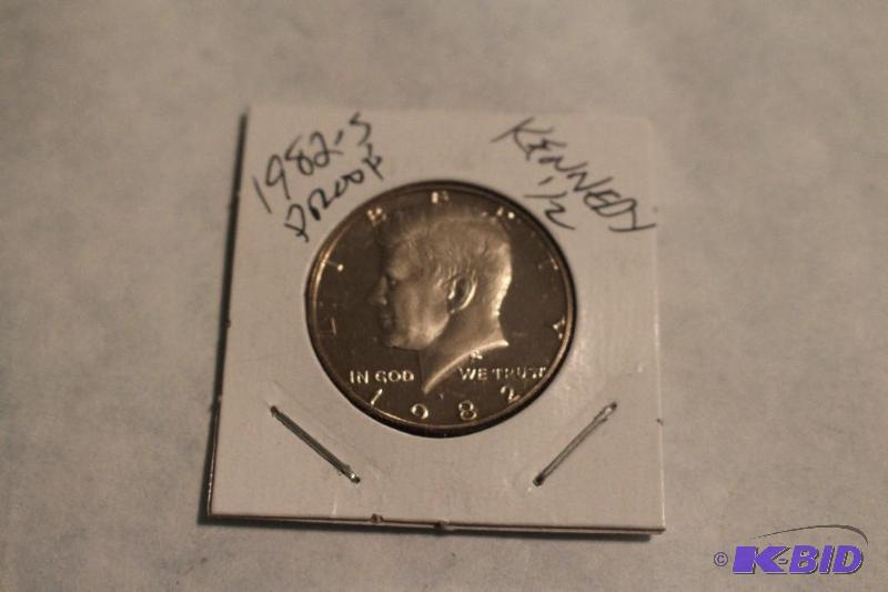1982 S Kennedy Half Dollar Proof&nbsp...