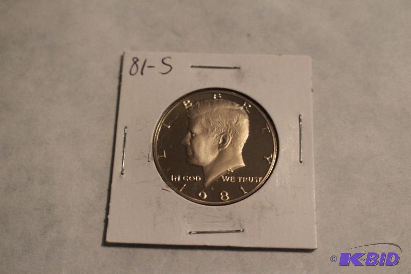 1981 S Kennedy Half Dollar...