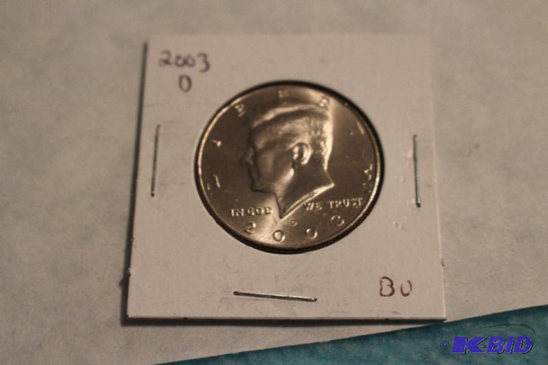 2003 D Kennedy Half Dollar...