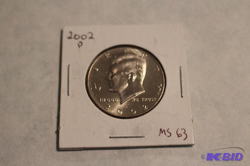 2002 P Kennedy Half Dollar...