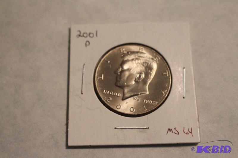 2001 P Kennedy Half Dollar...