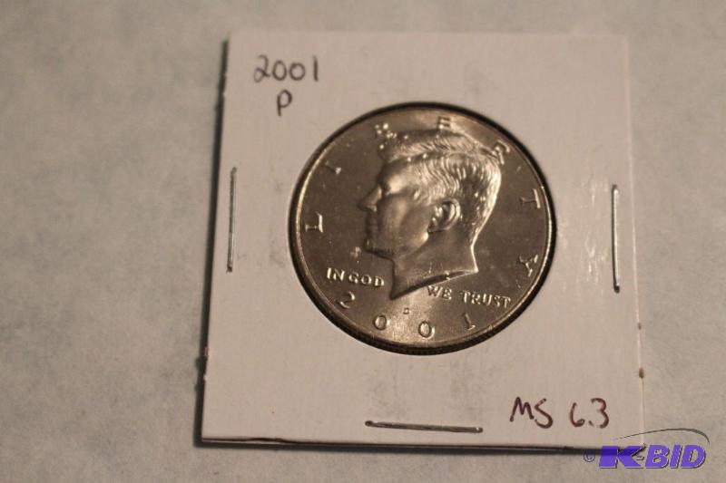 2001 P Kennedy Half Dollar&nbsp...