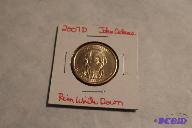2007 D John Adams Dollar...