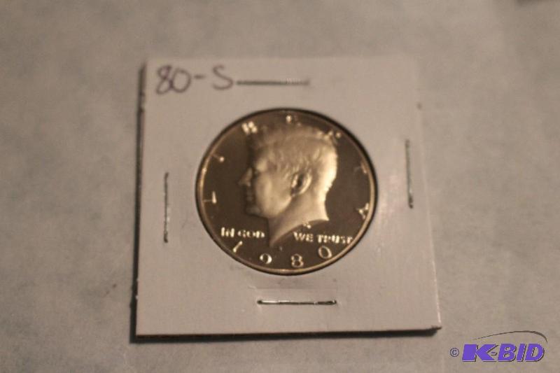 1980 S Kennedy Half Dollar...