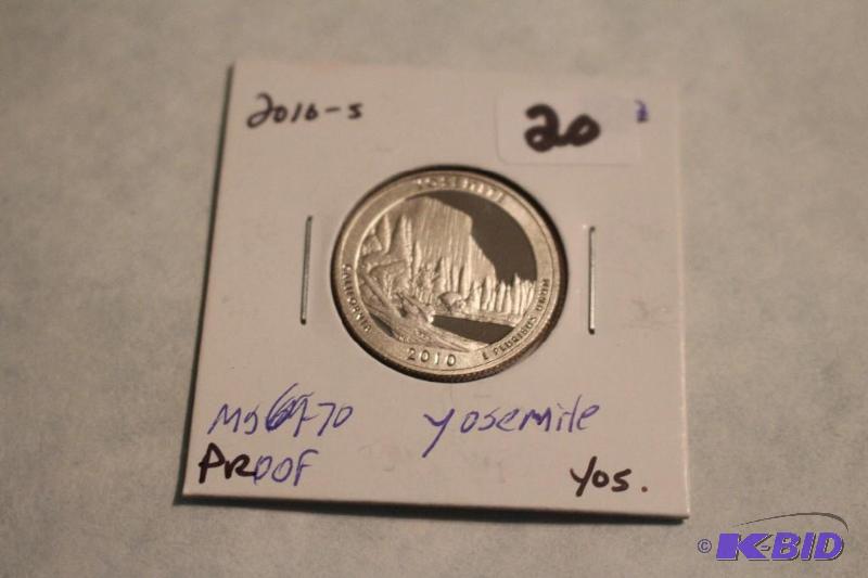 2010 S Yosemite Quarter Proof&nbsp...