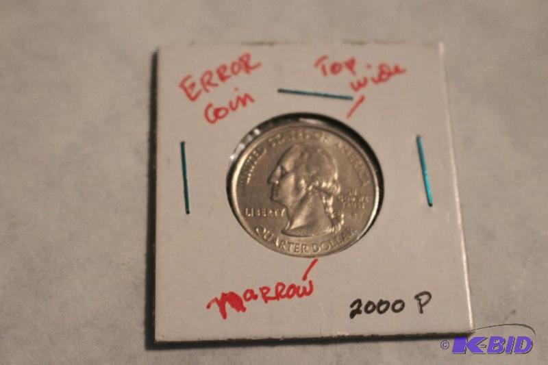 2000 P State Quarters Maryland Quarter Wide N...