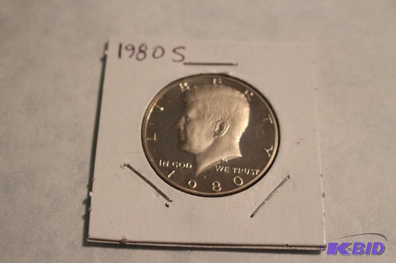 1980 S Kennedy Half Dollar...