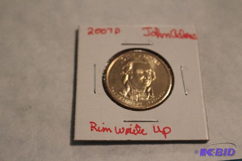 2007 D John Adams Dollar Rim Write Up&nbsp...