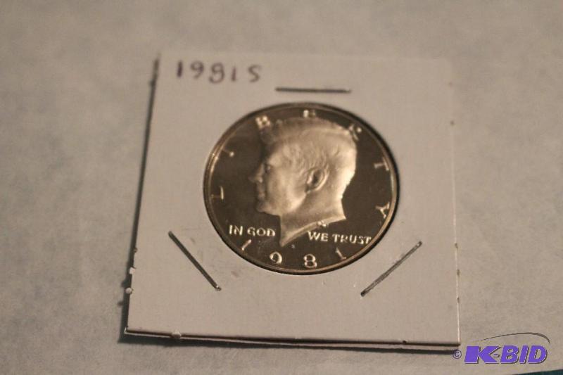 1981 S Kennedy Half Dollar...