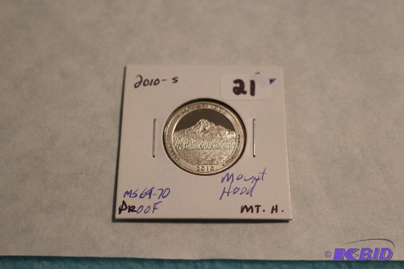 2010 S Mount Hood Quarter Proof...