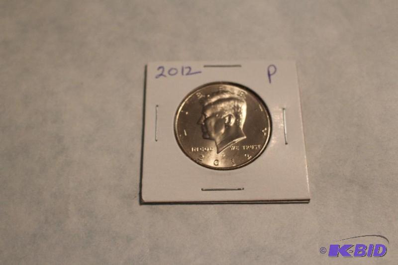 2012 P Kennedy Half Dollar...