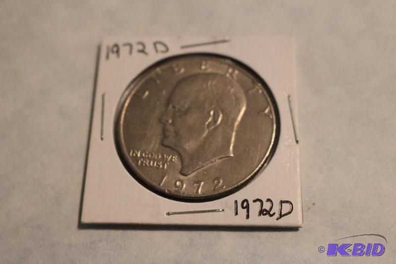 1972 D Eisenhower Dollar...