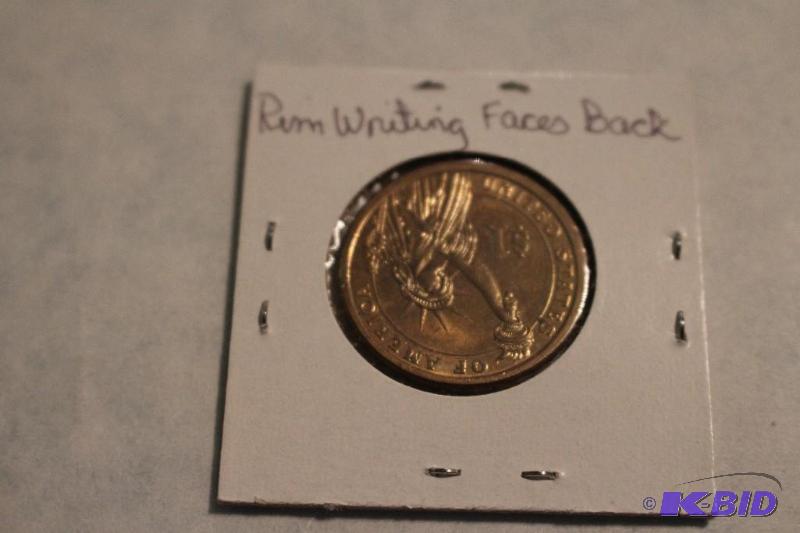 2007 P George Washington Dollar Rim Writing F...
