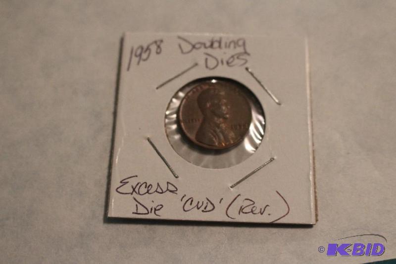 1958 P Lincoln Wheat Ears Variety 1 Doubling ...