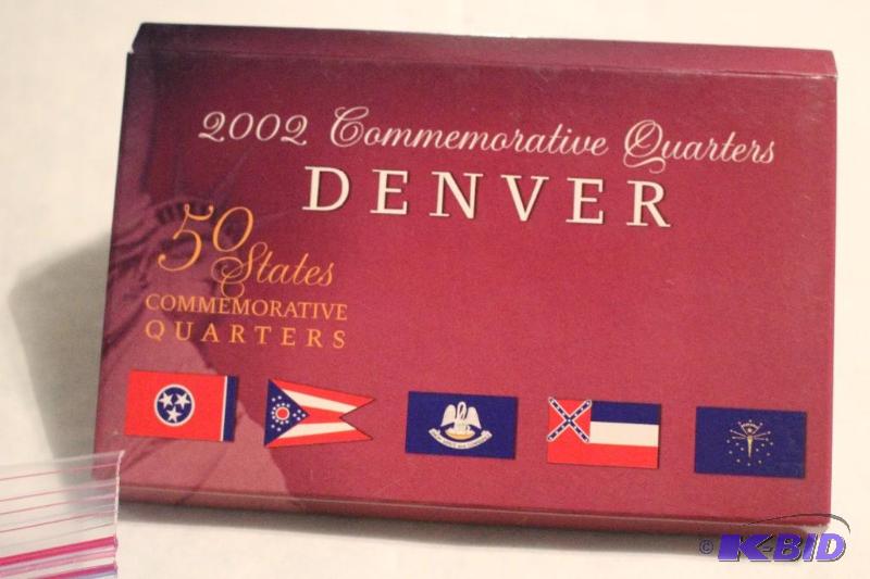2002 D Commemorative State Quarters Set Inclu...