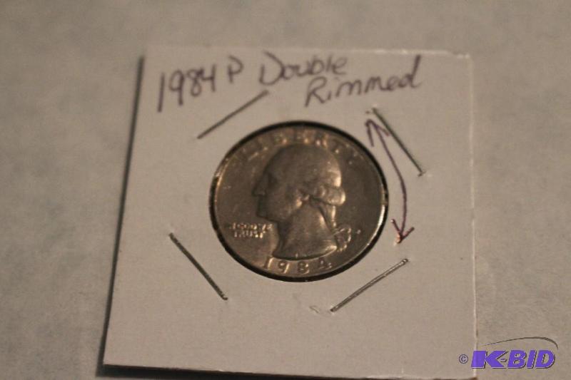1984 P Washington Quarter Double Rimmed...