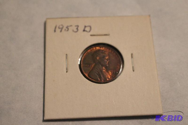 1953 D Lincoln Wheat Ears Variety 1...