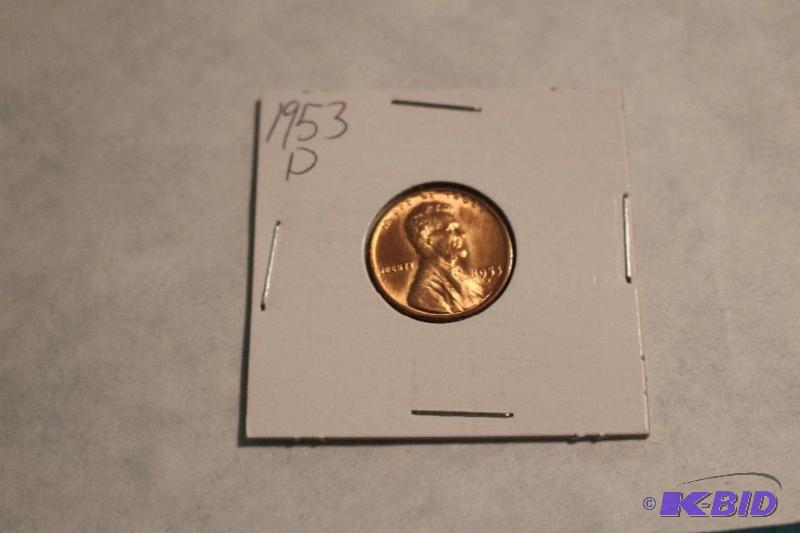 1953 D Lincoln Wheat Ears Variety 1...